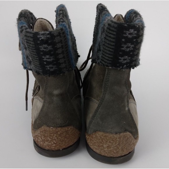 Propet Brown Leather Suede Ankle Boot WFV012S Womens Size 8 X(2E) - Picture 8 of 12